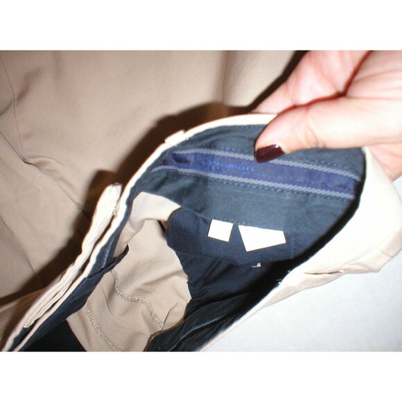 New Mens 42 RG NWT Designer Piombo Suit Beige Tan Italy 54 Cotton 36 35 Tall - Picture 5 of 16